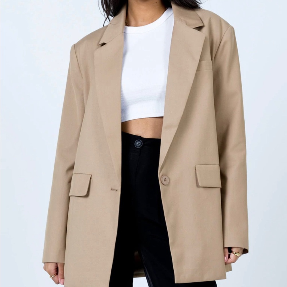WELCOME TO THE JUNGLE BLAZER BEIGE